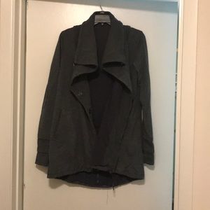 Lululemon Cowl Neck Sweatshirt Jacket Size 8